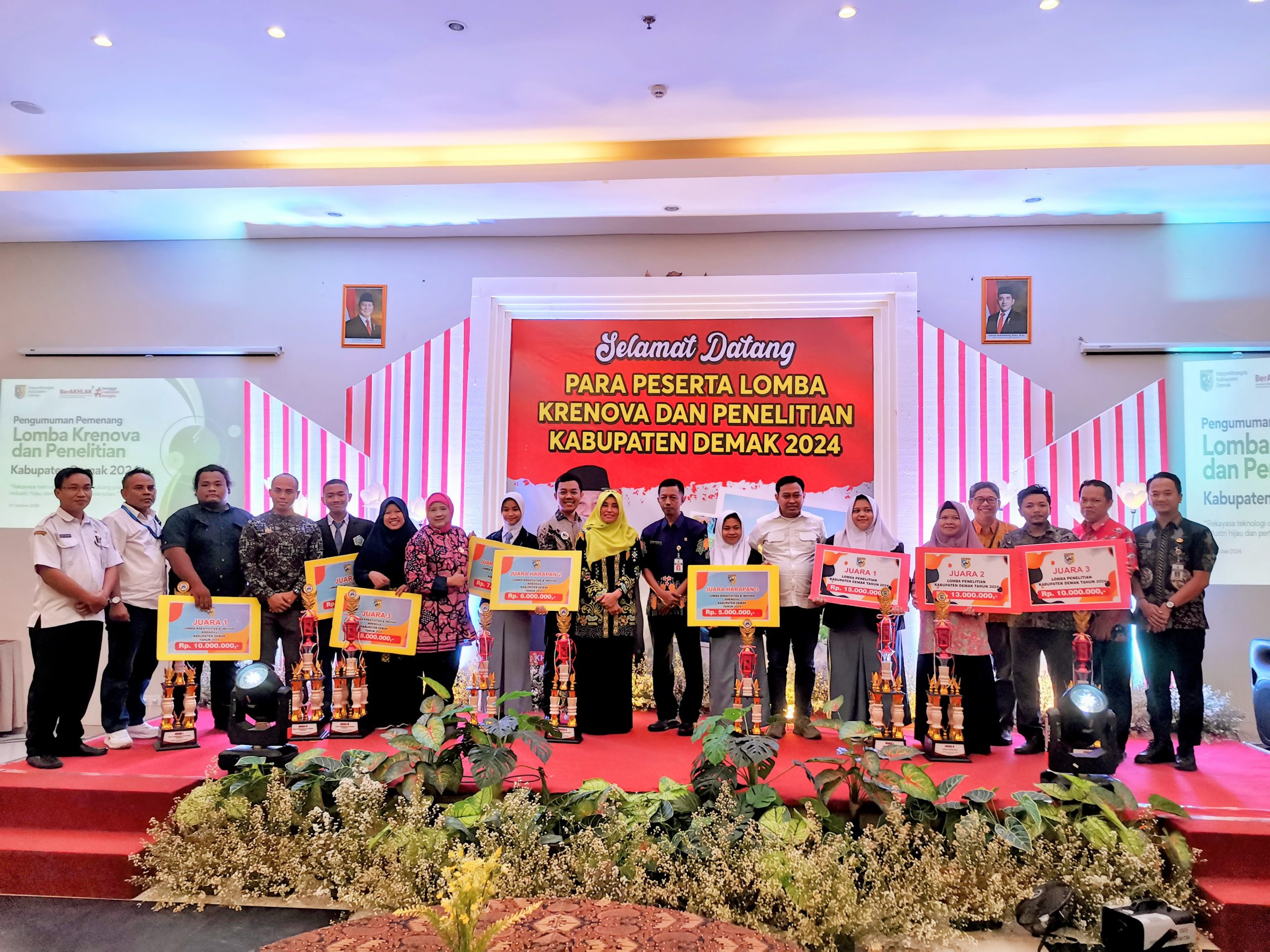 Petani Muda Bawang Merah dan Peneliti MAN Demak Sabet Juara 1 Lomba Krenova dan Penelitian 2024