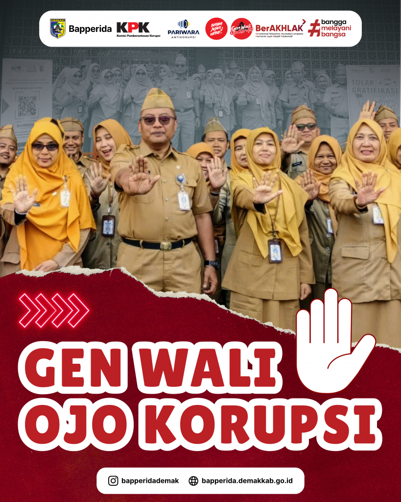 Poster GenWali Ojo Korupsi