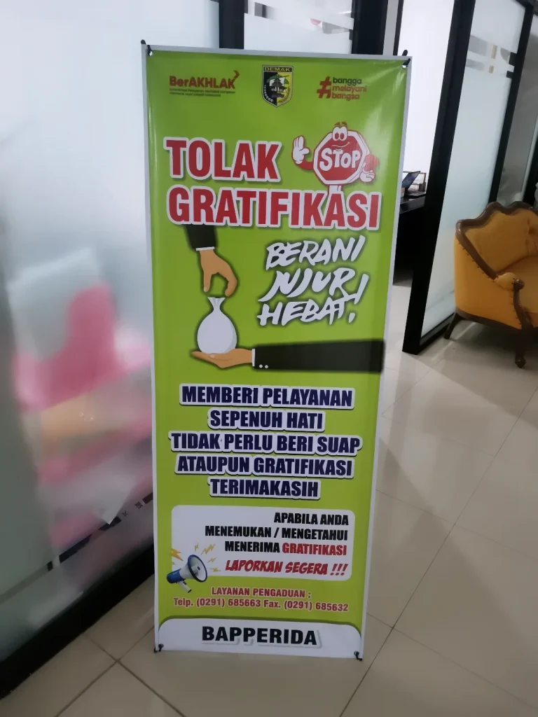 Banner Tolak Gratifikasi
