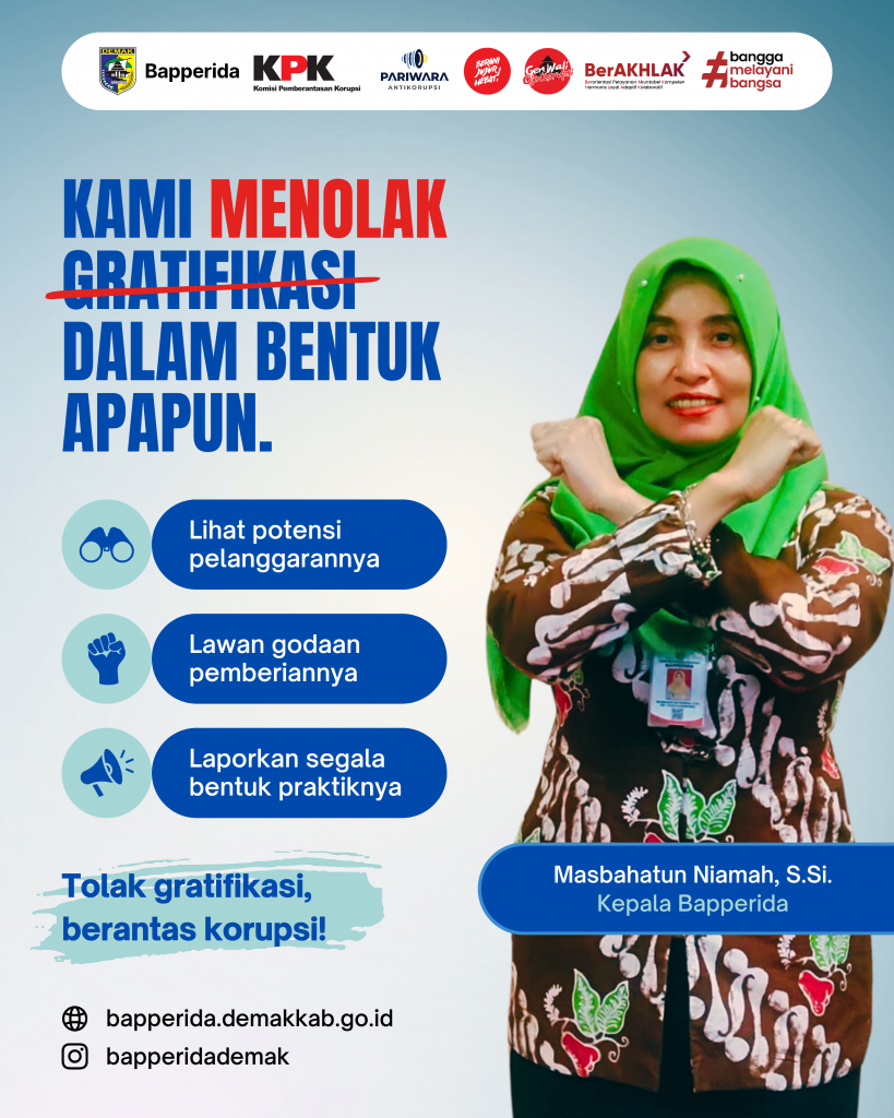 Posting Tolak Gratifikasi Kaban